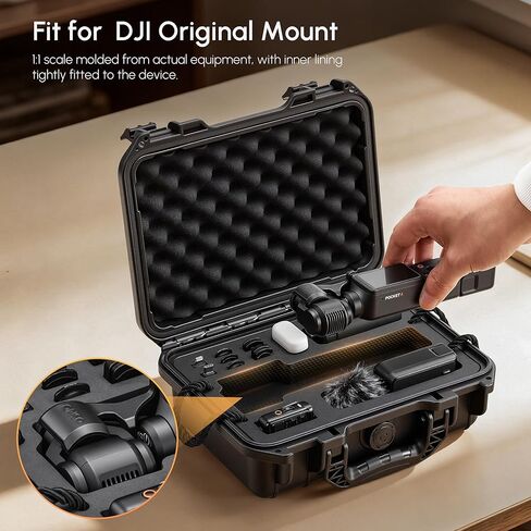 STARTRC PHOTO OSMO Pocket 4/3 Hard Case, Double-layer Waterproof Hard Case for DJI Pocket 3/4 Creator Combo Accessories, Multifunctional Large Capacity Storage Bag in Kuwait