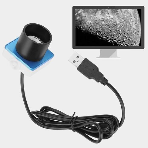 عدسة تلسكوب 1.25 بوصة، عدسة إلكترونية رقمية للتلسكوب، كاميرا عدسة إلكترونية بمنفذ USB للتصوير الفلكي in Kuwait