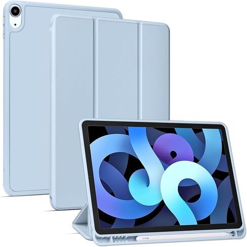 Case Compatible with iPad Air 6th Generation 11 Inch Case M2 2024, for iPad Air 5th/4th Generation Cover 2022/2020 10.9 Inch with Pencil Holder[Auto Sleep/Wake],Green in Saudi Arabia