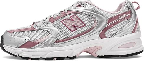New Balance 530 Unisex Running Inspired (U53022Q) (Silver Metallic/Rosewood) in Kuwait