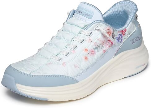Skechers Womens Cozy Fit Contour Foam - Gentle Bloom Hands Free Slip-ins in Saudi Arabia