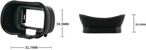 واقي عدسة العين للكاميرا الطويلة لهاتف Sony A1 Alpha 1 ILCE-1 يحل محل كأس العين FDA-EP19 in Kuwait