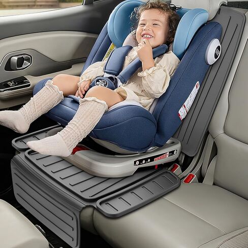 insefocc Car Seat Protector for Child Car Seat，TPE Waterproof & Anti-Slip （No Imprints）,carseat Protector car seat Cover Universal Fit for Baby & Pet Use, BPA-Free（Black 2） in Kuwait