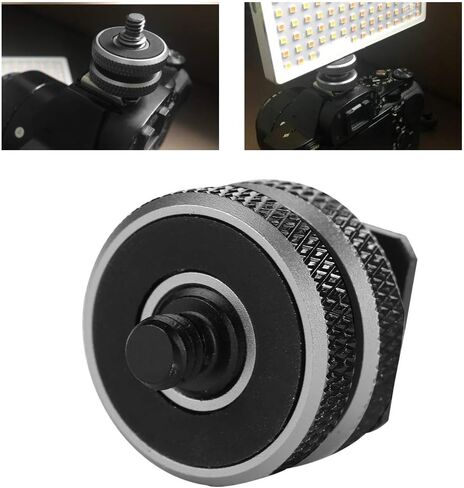 حامل الحذاء البارد، محول من سبائك الألومنيوم بطبقة مزدوجة 1/4 3/8 مع عملية قطع CNC لملحقات فلاش ميكروفون الكاميرا in Kuwait