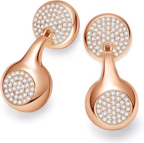 سماعات أذن مفتوحة من JewelPods C01 Pro، سماعات أذن لاسلكية تعمل بالبلوتوث مع كريستال، آمنة، خفيفة الوزن، مريحة للغاية، مقاومة للماء حتى 72 ساعة من التشغيل، حقيبة شحن جلدية، هدية لها in Kuwait