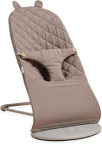 Linen Baby Bjorn Bouncer Cover – Compatible with Baby Bjorn Bouncer, 100% Korea-Made Linen, CPSIA Tested, Machine Washable (Cover Only) (Cocoa Linen) in Kuwait