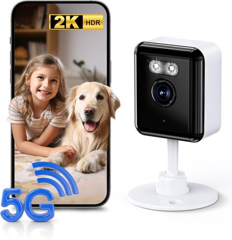 2K Security Camera System, 5GHz&2.4GHz WiFi Solar Wireless Cameras for Home Security, Wire-free Installation, AI Detection, Two-way Audio, Mobile alerts, SD/Cloud Storage, Color Night Vision, 4 Packs in Saudi Arabia