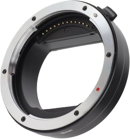 أنبوب تمديد عدسة ماكرو مقاس 18 مم لكاميرات G Mount ذات التنسيق المتوسط ​​- يعزز التصوير الفوتوغرافي الماكرو، ويدعم التركيز التلقائي والفتحة، وسبائك الألومنيوم خفيفة الوزن لـ 100RF 100SII 100II in Kuwait