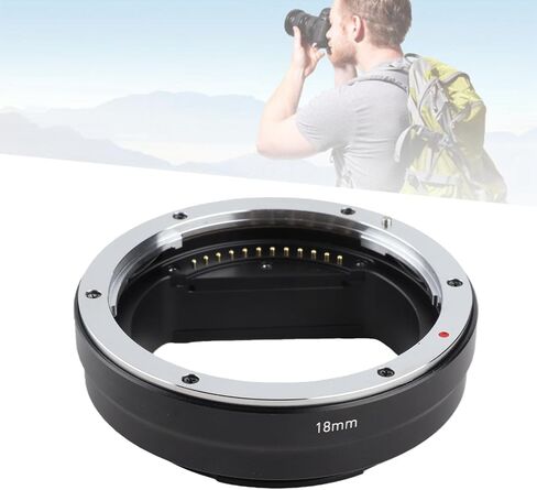 أنبوب تمديد عدسة ماكرو مقاس 18 مم لكاميرات G Mount ذات التنسيق المتوسط ​​- يعزز التصوير الفوتوغرافي الماكرو، ويدعم التركيز التلقائي والفتحة، وسبائك الألومنيوم خفيفة الوزن لـ 100RF 100SII 100II in Kuwait