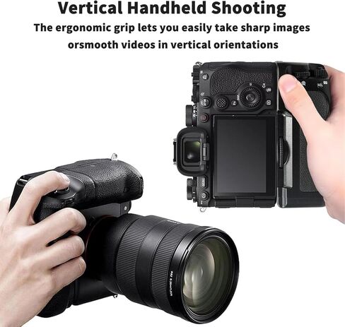 Vertical Battery Grip VG-C5 for Sony Alpha A9III A1II Camera, Replacement for Sony VG-C5, Work with NP-FZ100 Rechargeable Battery in Kuwait