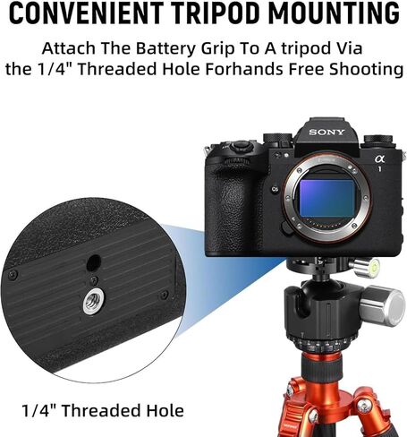 Vertical Battery Grip VG-C5 for Sony Alpha A9III A1II Camera, Replacement for Sony VG-C5, Work with NP-FZ100 Rechargeable Battery in Kuwait