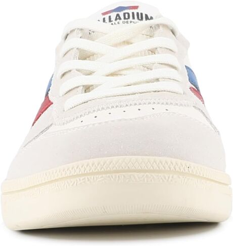 Palladium Unisex Pallacup Flame Leather Fashion Sneakers, Retro Leather Casual Walking Shoes with Gum Sole in Saudi Arabia