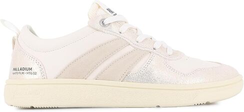 Palladium Unisex Pallacup Flame Leather Fashion Sneakers, Retro Leather Casual Walking Shoes with Gum Sole in Saudi Arabia