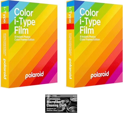 Polaroid Color Glossy Instant Film Color Frames Edition for Polaroid I-Type Lab, Flip, Now Camera - 2-Pack in Kuwait