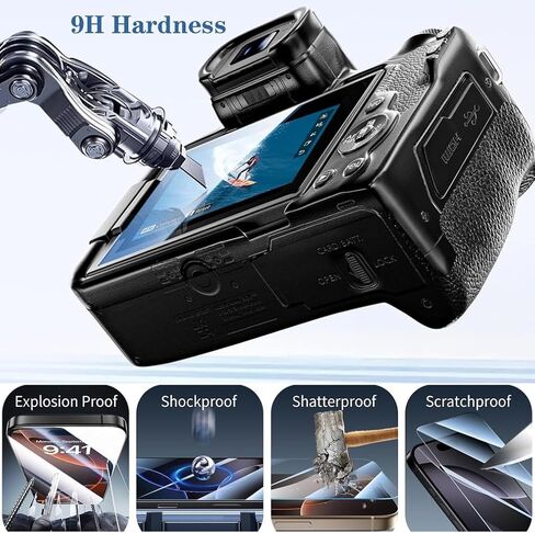 واقي شاشة G7 X Mark III لكاميرا Canon G7X Mark III الرقمية صلابة 9H 0.3 مم mark3 طبقة من الزجاج المقسى مضادة للخدش ومضادة للفقاعات ومضادة للغبار in Kuwait