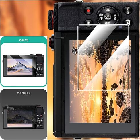 واقي شاشة G7 X Mark III لكاميرا Canon G7X Mark III الرقمية صلابة 9H 0.3 مم mark3 طبقة من الزجاج المقسى مضادة للخدش ومضادة للفقاعات ومضادة للغبار in Kuwait