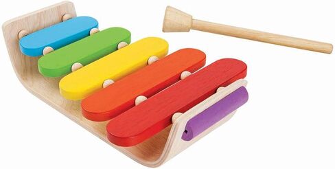 صندوق الإيقاع Plantoys - طبول طفل صغير مصنوع بشكل مستدام على أساس صندوق أسطوانة Cajon للإبداع والمهارات الحركية الدقيقة ، المصنوعة من الخشب الطبيعي والغراء والأصباغ in Kuwait