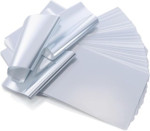 250 Pieces Heat Shrink Wrap Bags Clear Heat Shrink Film Wrap POF Heat Shrink Wrap for Homemade DIY Packaging Soap Candle Bath, 3 Sizes (4 x 4 Inch, 5 x 7 Inch, 8 x 12 Inch) in Saudi Arabia