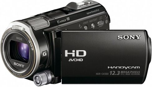 كاميرا فيديو سوني HDR-CX550V عالية الوضوح كاميرا فيديو عالية الدقة 60p/24p 12MP التقاط الصور الثابتة (أسود) (متجدد) in Kuwait