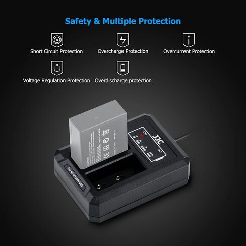 JJC NP-W126S NP-W126 علبة البطارية + شاحن USB لبطارية فوجي فيلم NP-W126S NP-W126 in Kuwait