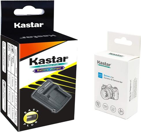 بطارية Kastar (عبوة واحدة) وشاحن لسوني NP-BD1، NP-FD1، BC-CSD وCyber-shot DSC-G3، DSC-T2، DSC-T70، DSC-T75، DSC-T77، DSC-T90، DSC-T200، DSC-T300، DSC-T500، DSC-T700، DSC-T900، DSC-TX1 الكاميرات in Kuwait