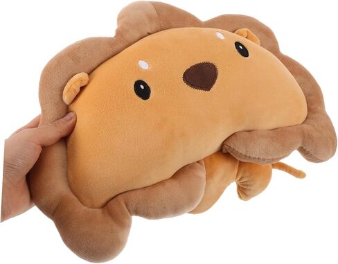 TIDTALEO Comfortable Plush Car Headrest Pillow Neck Travel Pillow for Adults Cuddle Lion Seat Headrest Covers Soft Car Seat Cushion in Kuwait