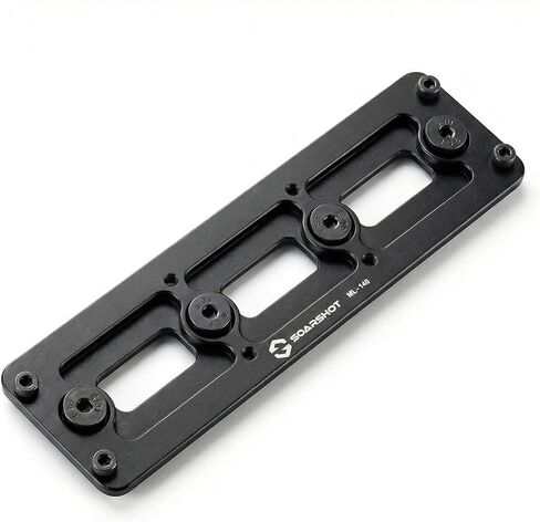 MLOK Arca Rail Adapter, Quick Release Dovetail Plate Compatible with Arca-Swiss & RRS Tripod Heads, CNC Aluminum Bipod & Tripod Mount for Hunting (ML-140) in Kuwait