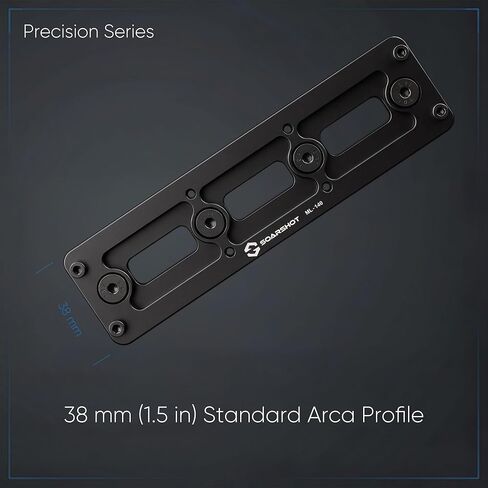 MLOK Arca Rail Adapter, Quick Release Dovetail Plate Compatible with Arca-Swiss & RRS Tripod Heads, CNC Aluminum Bipod & Tripod Mount for Hunting (ML-140) in Kuwait