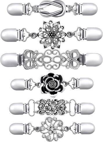3PCS cinch clip, Retro Sweater Clips for Variety of Shirts Cinches Shawl Clips sweater clips in Saudi Arabia