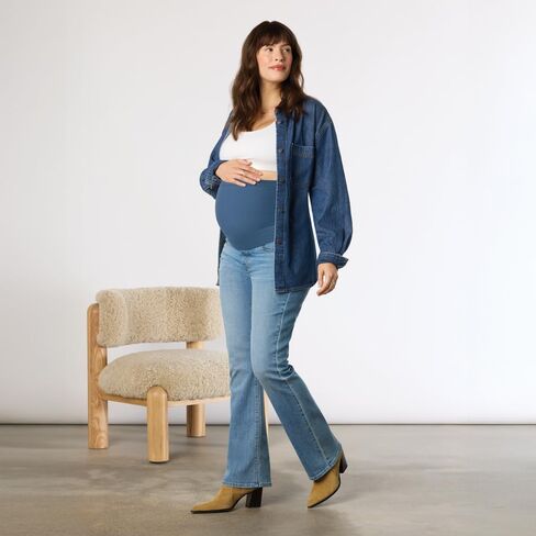 Levi Strauss Signature Gold Women's Maternity Comfort-Stay Bootcut Jeans in Kuwait