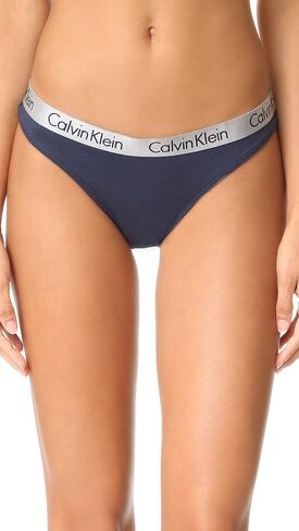Calvin Klein Women's Radiant Cotton Thong Panty in Saudi Arabia