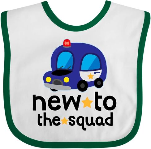 inktastic Police Baby New To the Squad Baby Bib in Saudi Arabia