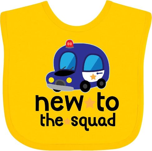 inktastic Police Baby New To the Squad Baby Bib in Saudi Arabia