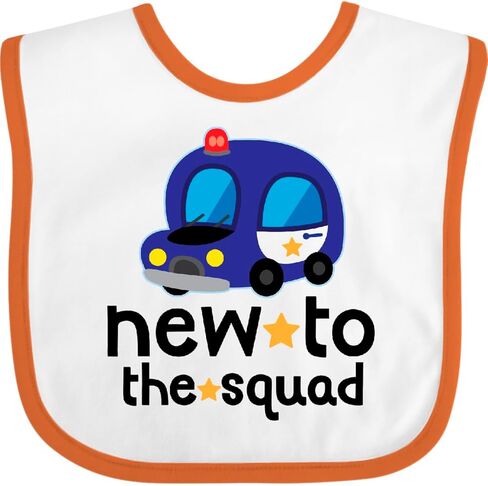 inktastic Police Baby New To the Squad Baby Bib in Saudi Arabia