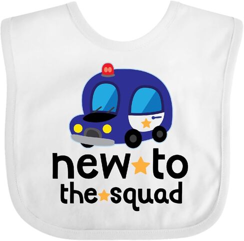 inktastic Police Baby New To the Squad Baby Bib in Saudi Arabia