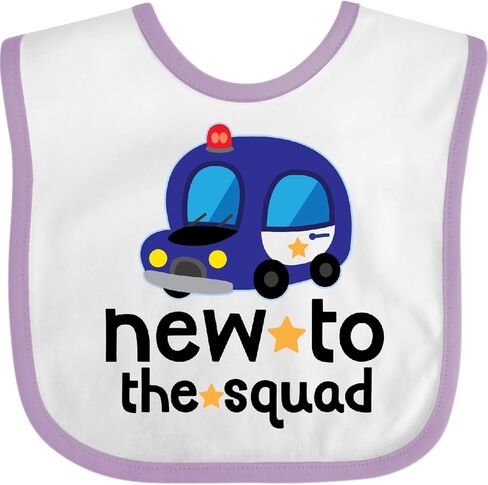 inktastic Police Baby New To the Squad Baby Bib in Saudi Arabia