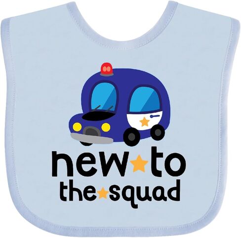 inktastic Police Baby New To the Squad Baby Bib in Saudi Arabia