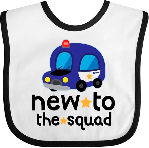 inktastic Police Baby New To the Squad Baby Bib in Saudi Arabia