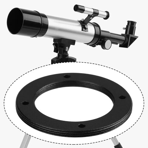 الخارجي M42x0.75 ذكر الموضوع إلى الداخلي M28.5x0.6 أنثى موضوع مهايئ المرشح لمعظم التلسكوبات الفلكية in Kuwait