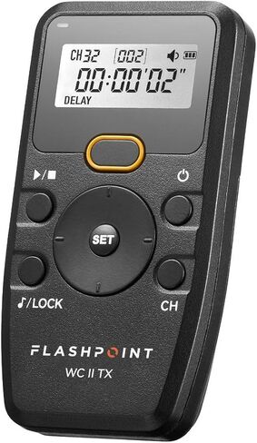 جهاز إرسال إطلاق مصراع عن بعد Flashpoint Wave Commander II مع كابل لكاميرات Canon 2.5 مم Sub-Mini، Godox TR-C1 in Kuwait
