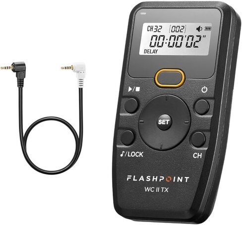 جهاز إرسال إطلاق الغالق عن بعد Flashpoint Wave Commander II مع كابل لكاميرات مختارة من باناسونيك، Godox TR-P1 in Kuwait