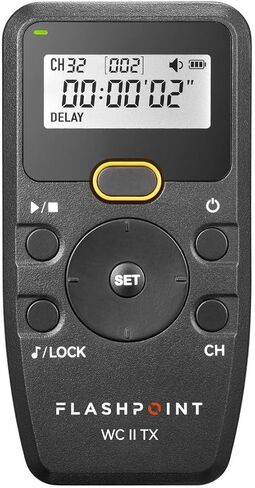 جهاز إرسال إطلاق الغالق عن بعد Flashpoint Wave Commander II مع كابل لكاميرات مختارة من باناسونيك، Godox TR-P1 in Kuwait