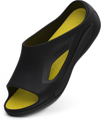 VKTRY Recovery Slides for Men and Women with Carbon Fiber Plate, Athletic Sandals for Faster Recovery, Arch Support, Cushioning, Stability and Daily Comfort Wear in Kuwait