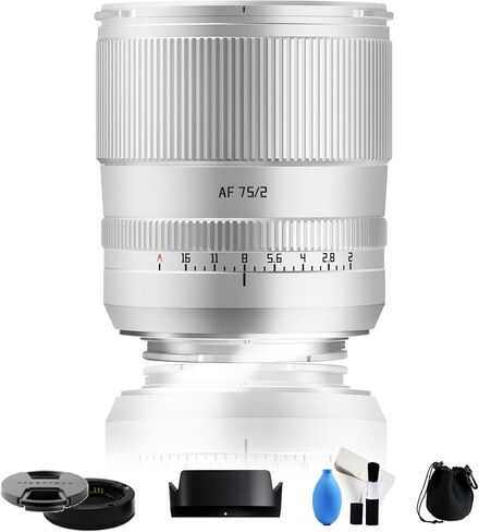 TTArtisan 75 مم F2 فضي L إطار كامل التركيز التلقائي عدسة صورة فتحة كبيرة لـ Leica لـ Sigma لكاميرات Panasonic L Mount SL PL FP إلخ. in Kuwait
