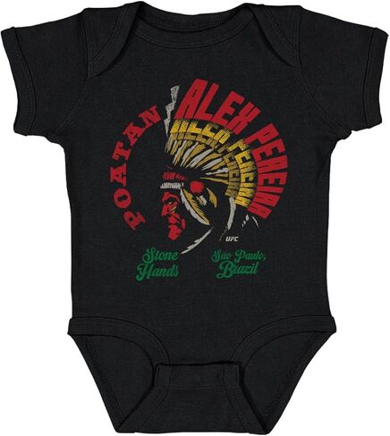 Alex Pereira UFC One-Piece Infant Bodysuit (3 Months-24 Months) - Alex Pereira Poatan Headdress WHT in Kuwait