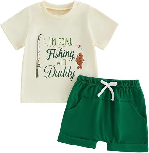 Kaipiclos Baby Boy Summer Outfit 12 18 24 Month 3T 4T 5T Boys Clothes Farm Truck Toddler Baby Tee Shirt Tops + Shorts Set in Saudi Arabia