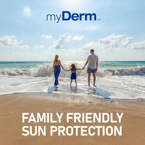 غسول واقي من الشمس فائق الترطيب للأطفال بعامل حماية من الشمس SPF 50 من MyDerm، خالٍ من الأوكتيسالات والأوكسيبنزون ​​والأوكتينوكسات والبارابين، متوافق مع قانون الشعاب المرجانية في هاواي 104، 128 أونصة (1 جالون)، حماية واسعة النطاق من الأشعة فوق البنفسجية ف in Kuwait