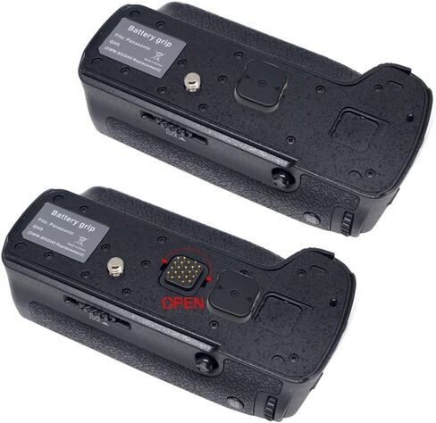 مقبض بطارية عمودي Mcoplus DMW-BGGH5 لكاميرا Panasc Lumix GH5 الرقمية، يحمل بطارية DMW-BLF19 BLF19E in Kuwait