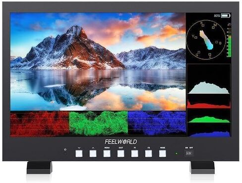 Feelworld FVM215-1000 21.5 بوصة شاشة بث إنتاجية احترافية سطوع عالي 1000nit Full HD IPS 4K60 هرتز HDMI 3G-SDI مراقبة الموجي 3D LUT in Kuwait