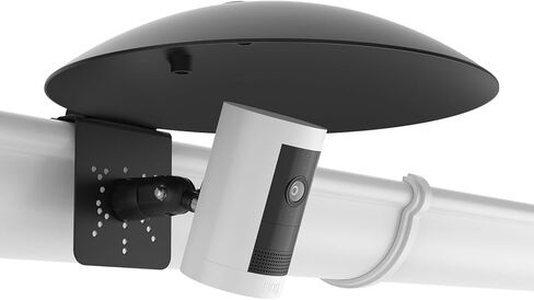 HOLACA Universal PTZ Camera Gutter Mount and Sun Rain Shade Cover for AOSU ANSQUE Eufy SEHMUA Tapo Cinnado Reolink Security Cameras, Shield Compatible with PTZ Cameras in Kuwait